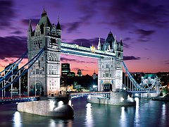 London Evening, Tower Bridge, England